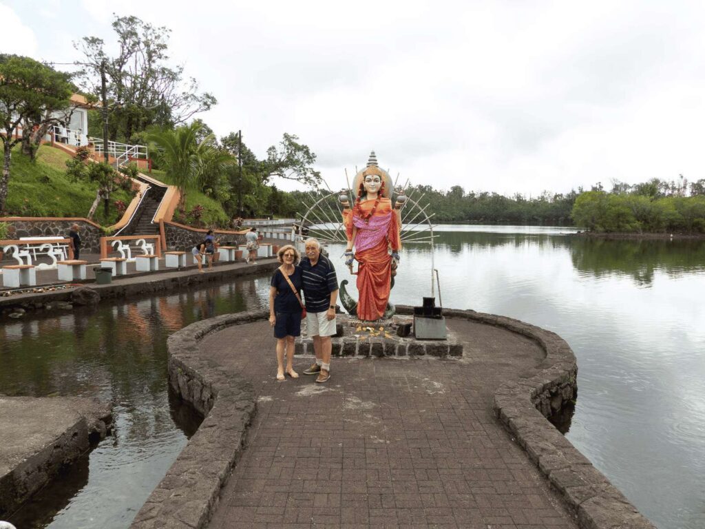 Der Grand Bassin-Hindu-Tempel auf Mauritius